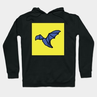 Blue bat pop art Hoodie